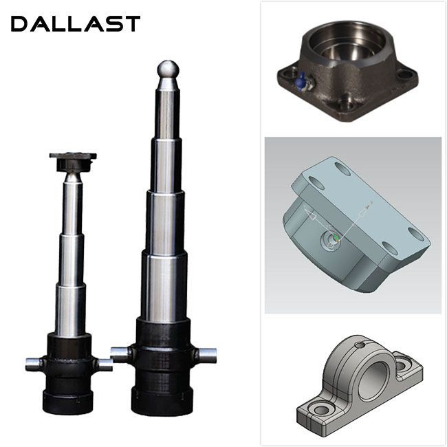 Trejler standard tal-Muntanja flanġ ċilindru idrawliku